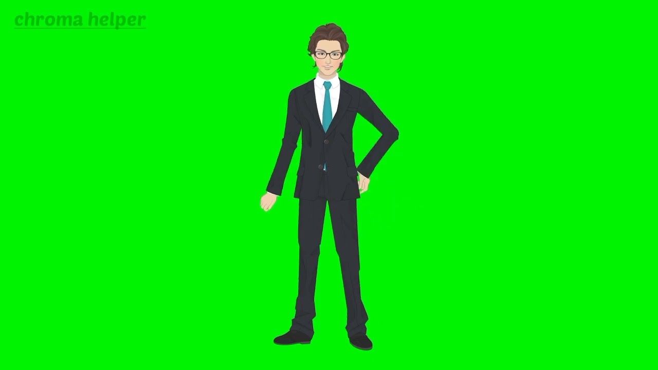 Cartoon Character Talking Green Screen, Character animation #study #greenscreen #2danimation