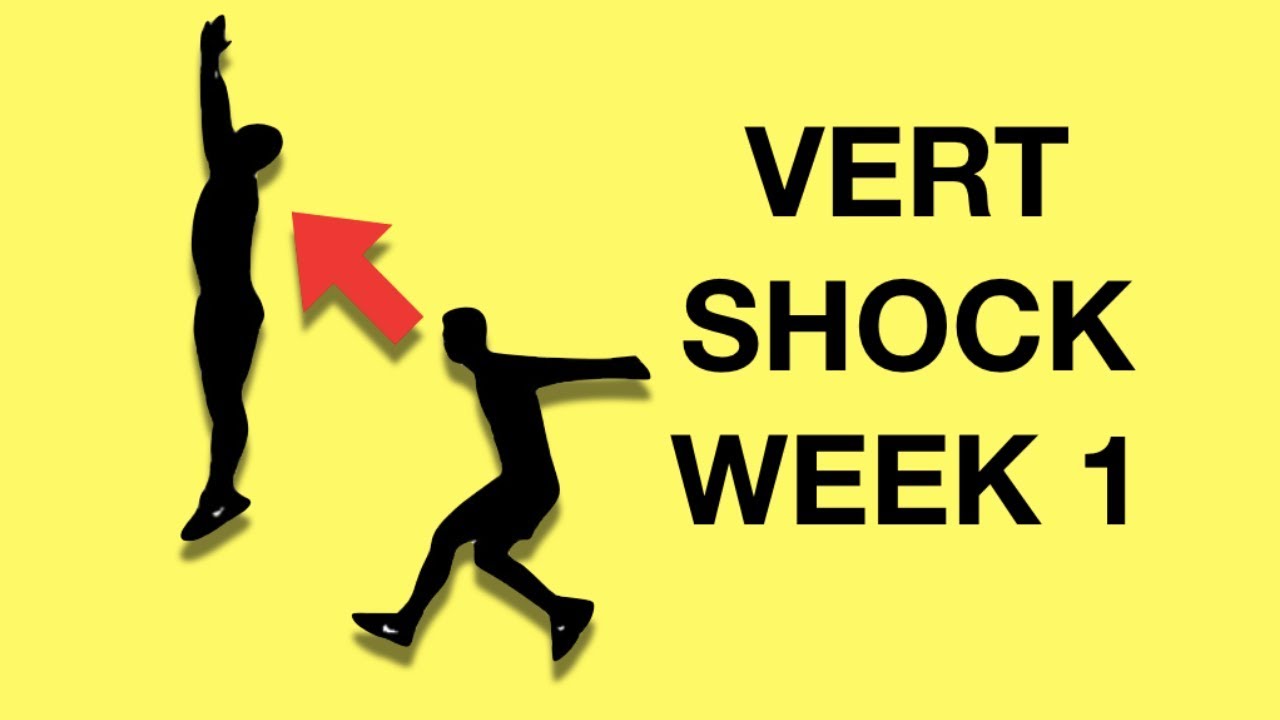 Vert Shock Program Workouts (Week 1 Exercises Pre Shock Phase)