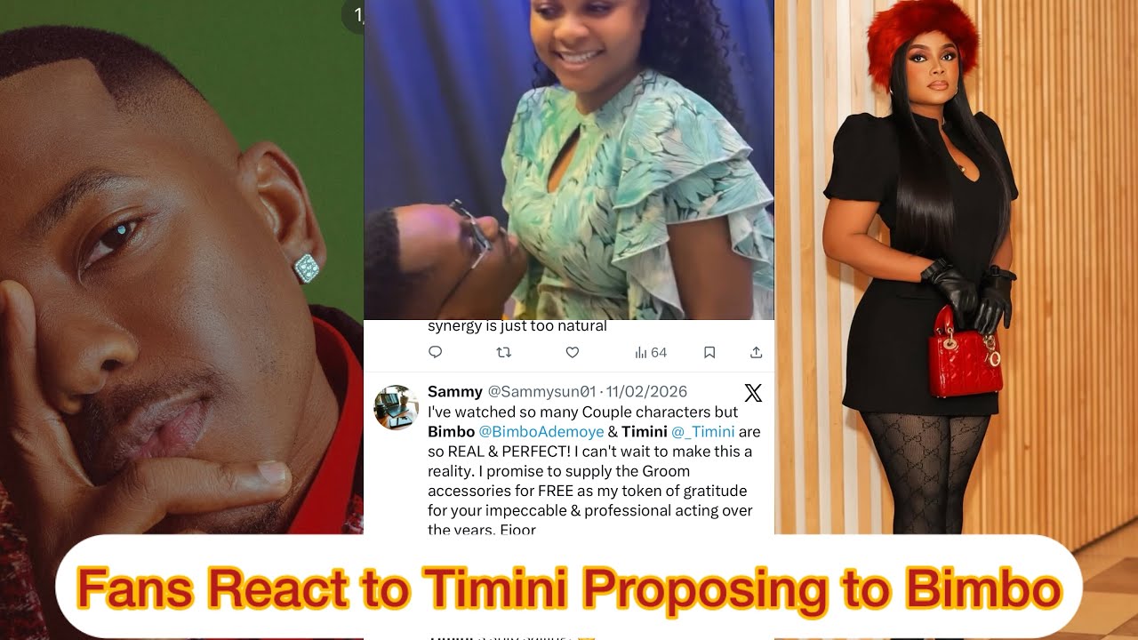 Bimbo Ademoye Saying YES to Timini Egbuson Sparks Reactions 