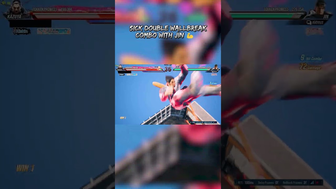 Sick double Wallbreak Combo with Jin 💪| Tekken 8 #tekken8 #jinkazama
