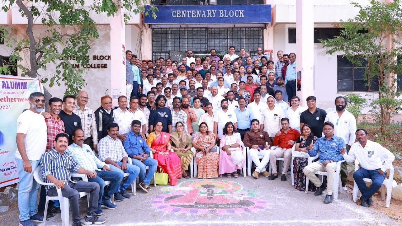 #nizamcollege Silver Jubilee 25 Years Celebration 1998-2001 Batch 