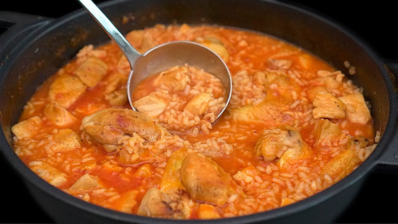 Arroz meloso de pollo