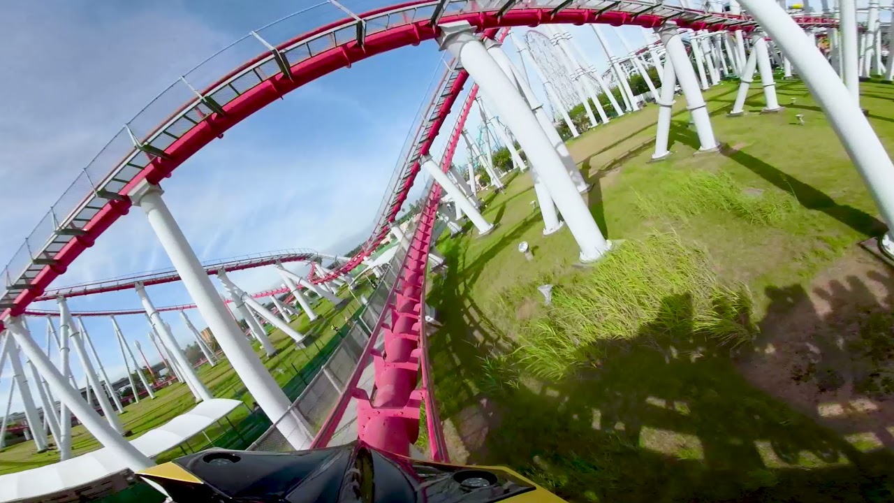 （360度ライド動画・BGMなし）世界レベルに挑戦！仰天！「スチールドラゴン2000」は伊達じゃない！