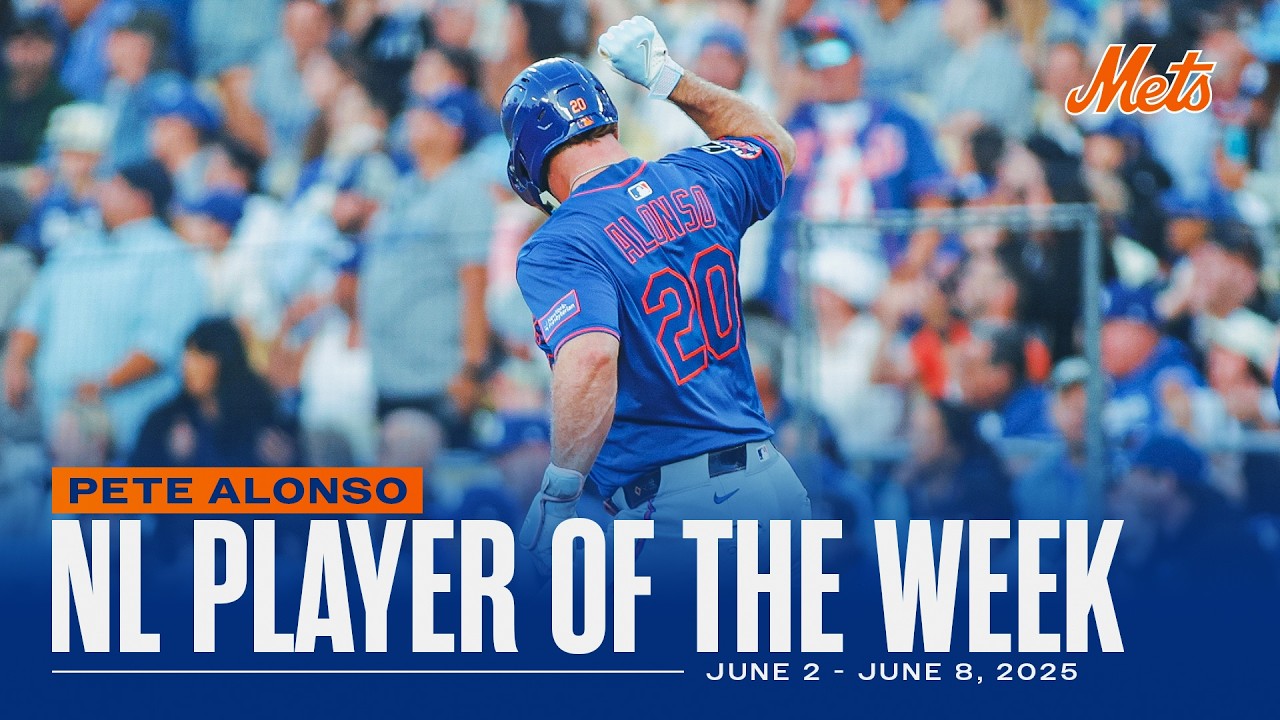 Pete Alonso Wins National League Player of the Week!