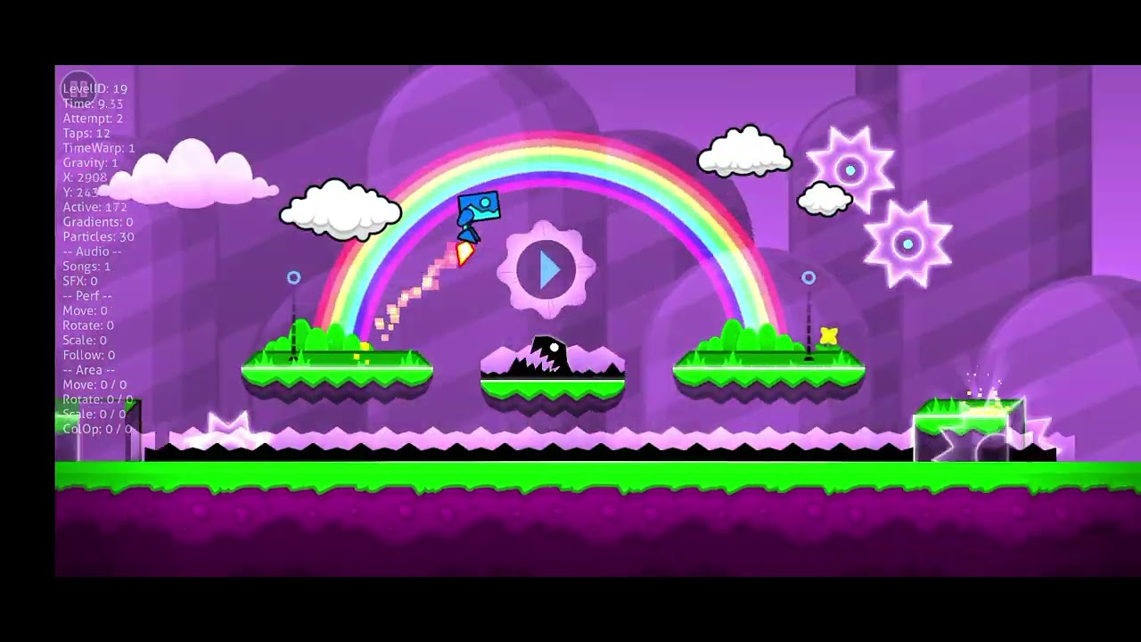Jugando geometry dash hasta hacerme viral