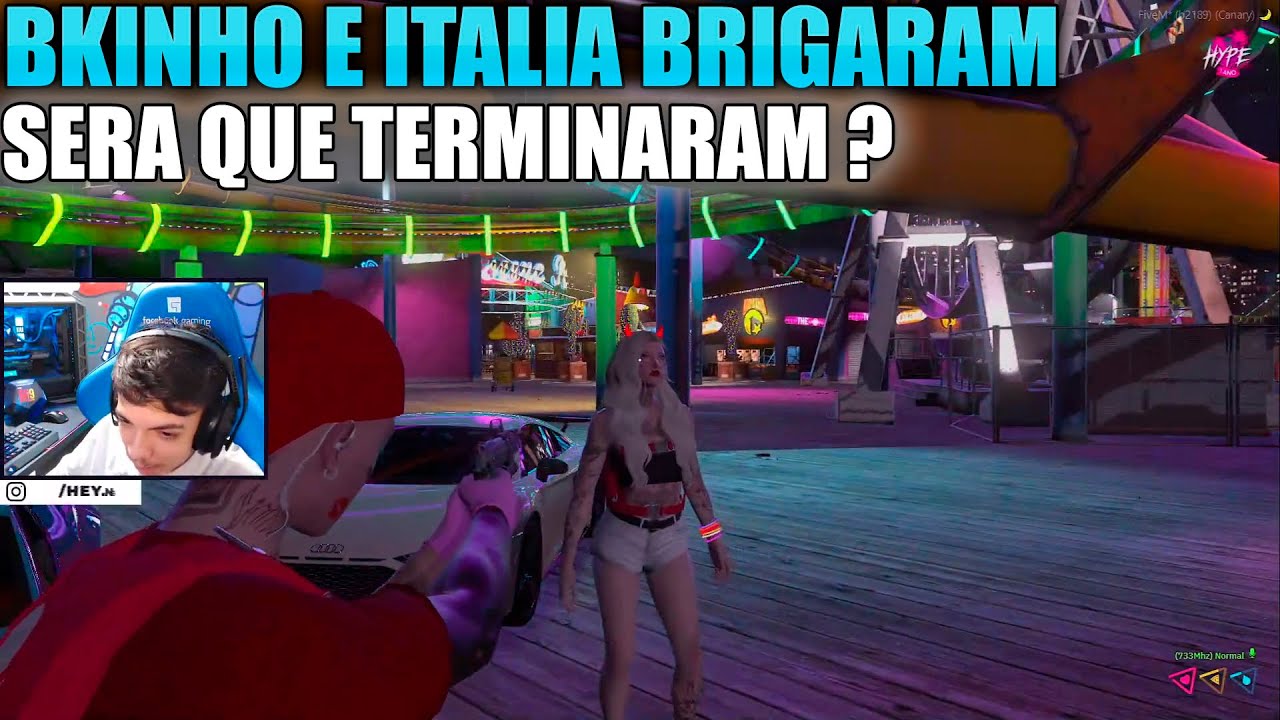 BKINHO E ITALIA BRIGARAM SERÁ QUE TERMINARAM ?