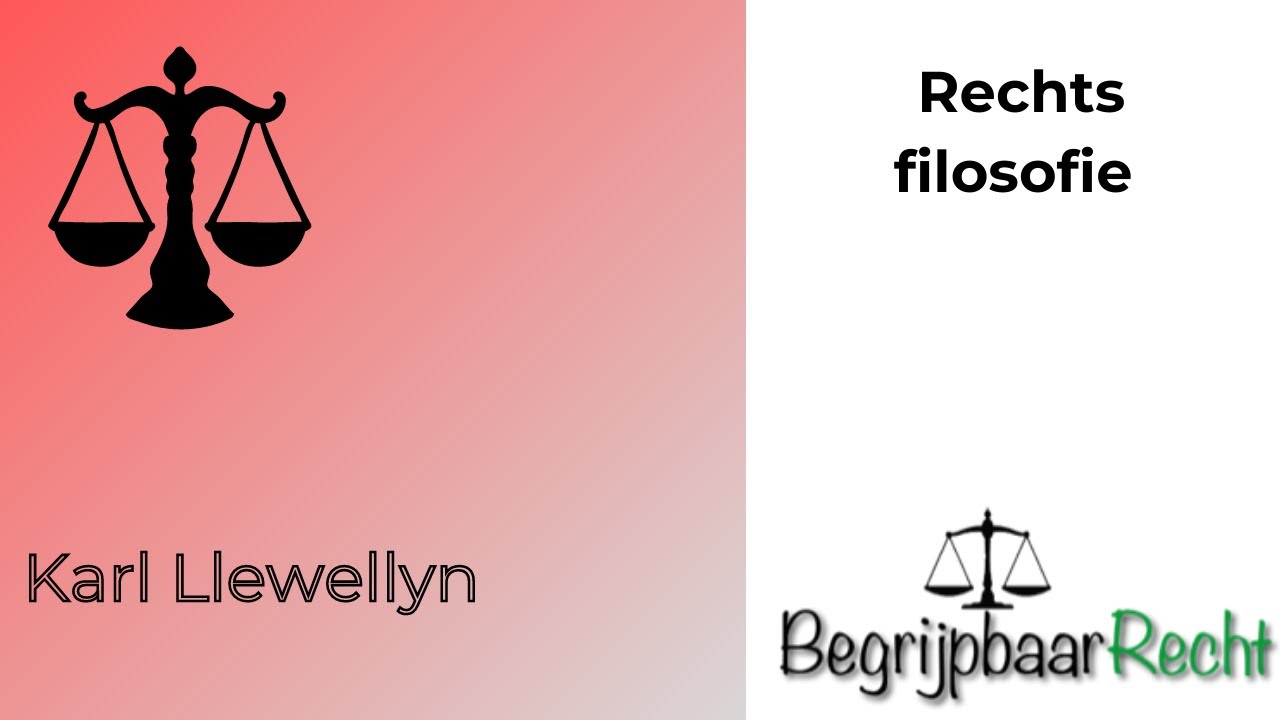 Rechtsfilosofie Karl Llewellyn
