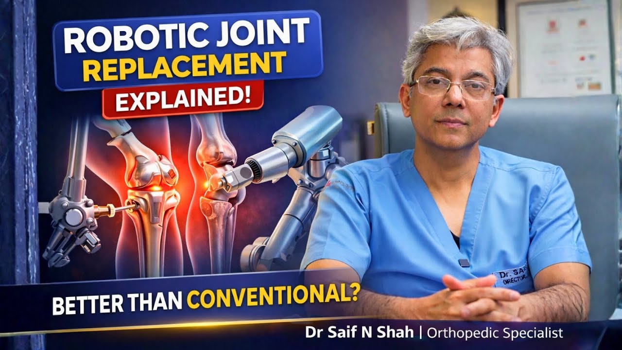 Robotic Joint Replacement Surgery Explained | Dr Saif N Shah | Advanced Knee Surgery