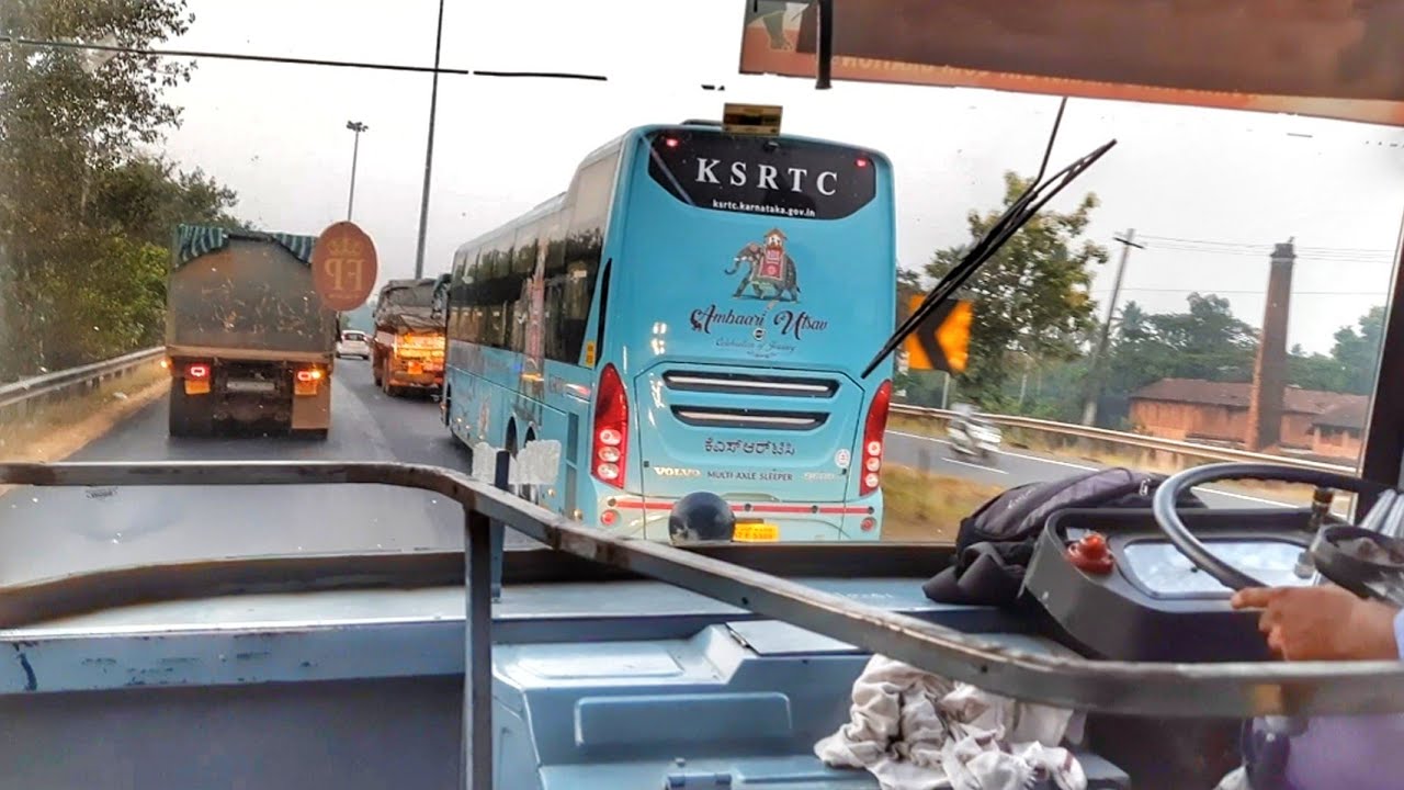Ashok Leyland vs Volvo | Ksrtc Ambaari Utsav vs Kerala RTC Fast Passenger Mass Chase and Overtake 🔥