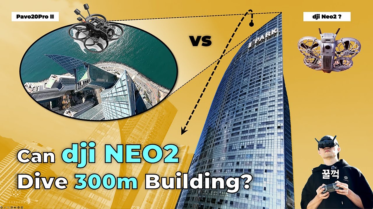 극명한 다이빙 퍼포먼스 차이를 보여준 Pavo20 Pro II와 dji Neo2