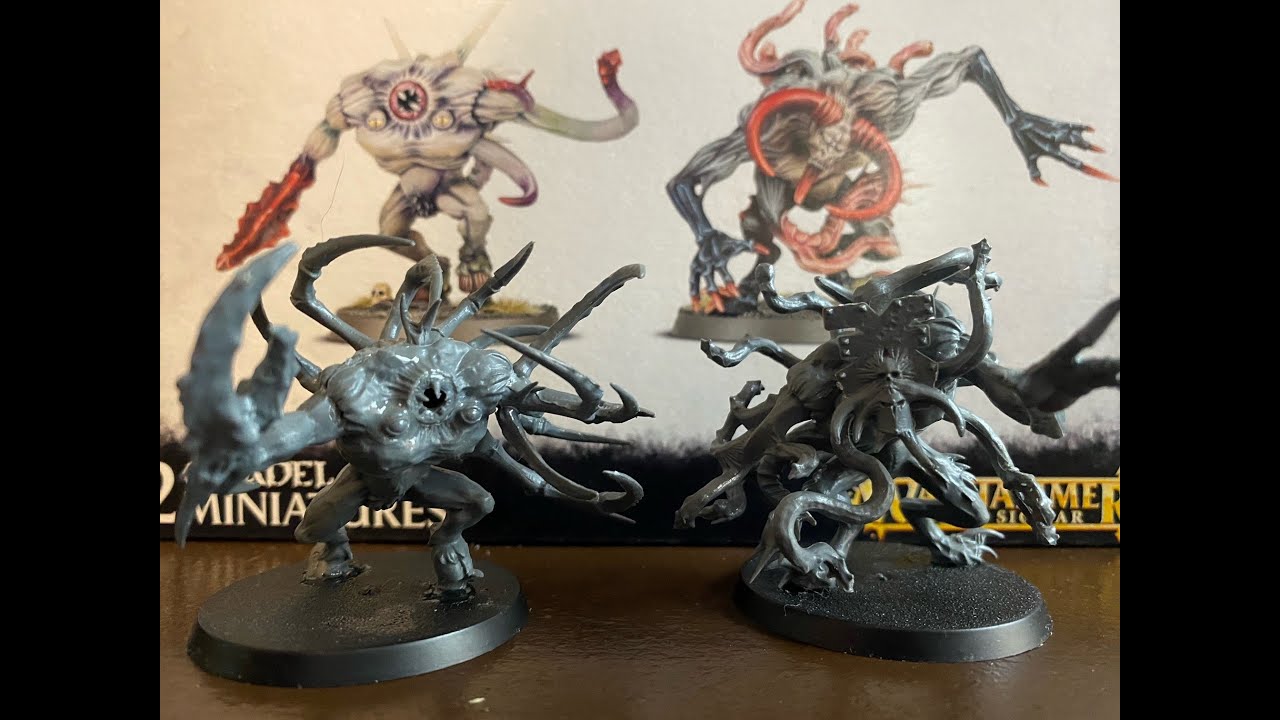 ASMR Miniatures - Chaos Spawn Assembly - Warhammer 40k