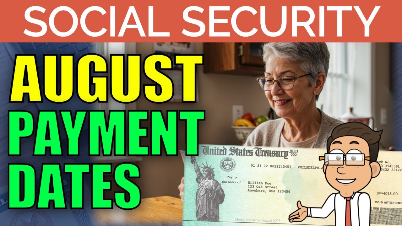 Social Security Checks: August 2025 Payment Schedule UPDATE