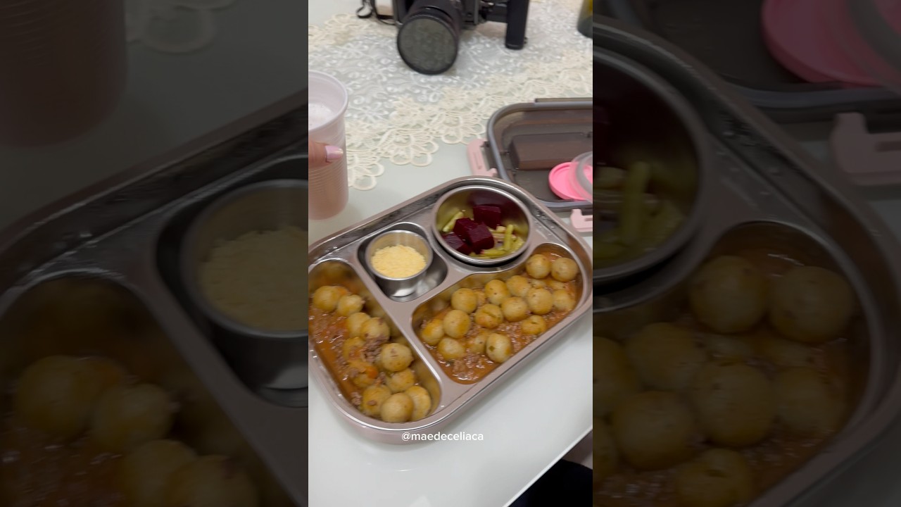 Tudo que a Bella levou na marmita sem gluten na crisma da amiga#maedeceliaca#receita #lancheira