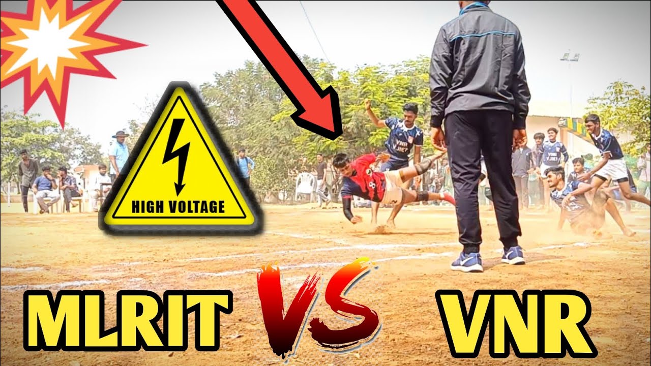 MLRIT V/S  VNR KABADDI MATCH IN BVRIT ||  @World_of_kabaddi.