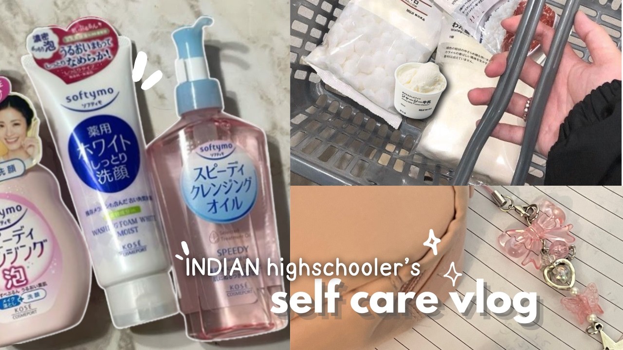 realistic self care vlog | after exams reset, grwm + shopping with friends 🛁