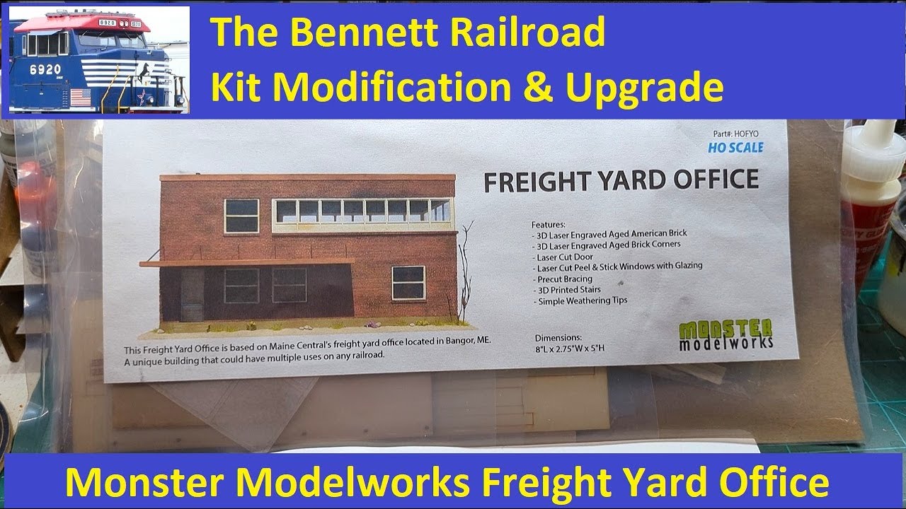 Monster Model Works-Yard Office-Build Video, Part One