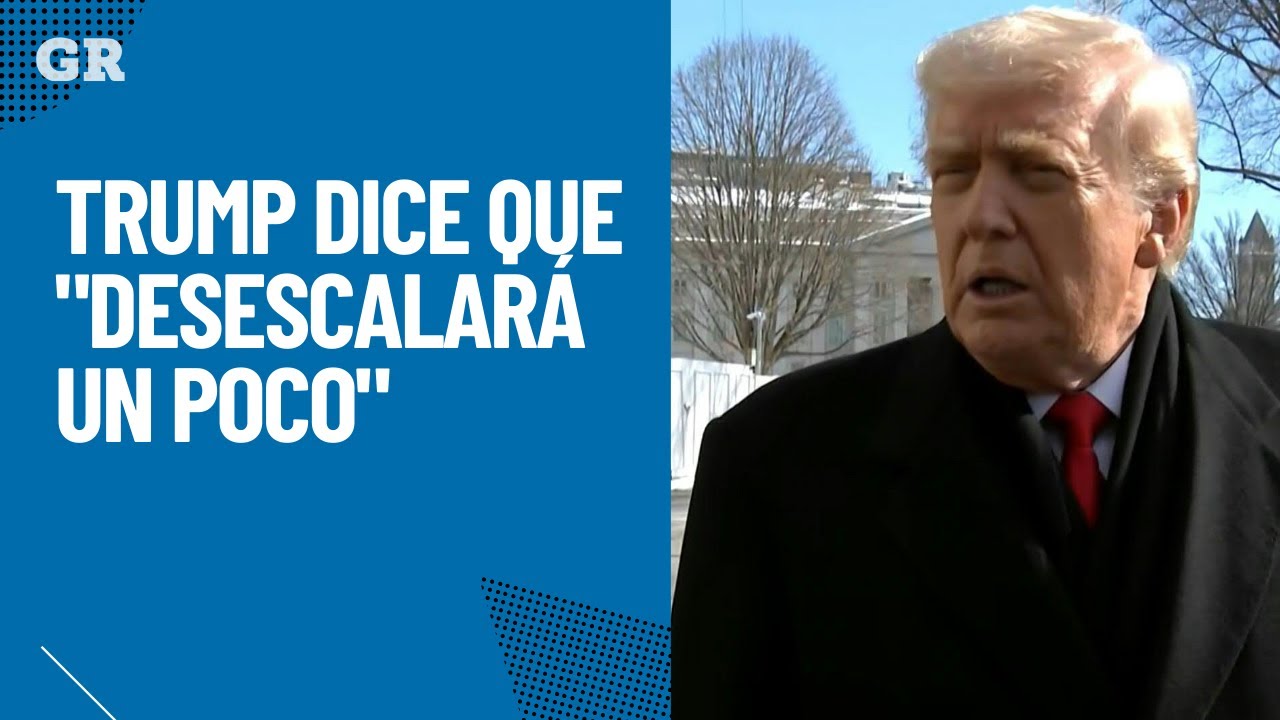 Trump dice que 