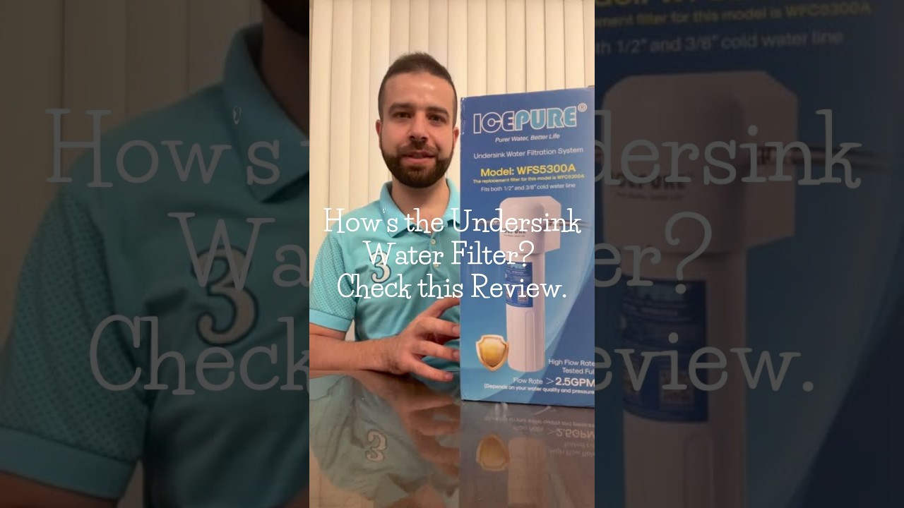 How’s the ICEPURE WFS5300A Undersink Water Filter? Check this Review.