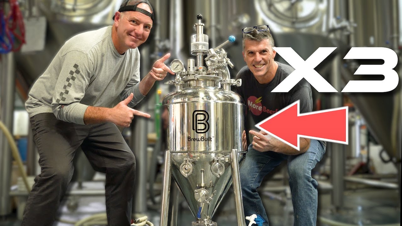Конический ферментер BrewBuilt X3 ПЕРВЫЙ ВЗГЛЯД | MoreBeer!
