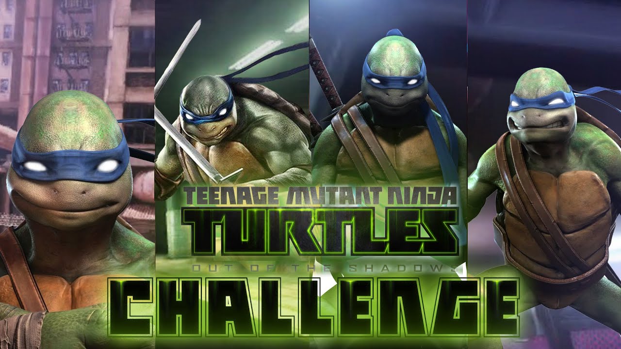 TEENAGE MUTANT NINJA TURTLES: OUT OF THE SHADOWS - LEONARDO [CHALLENGE & TRUE NINJA MODES] No Comm-s