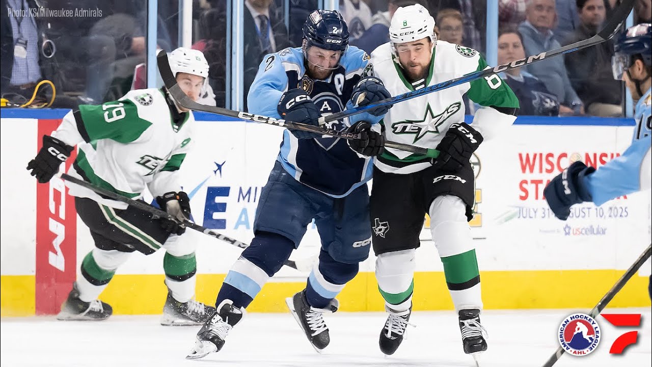 HIGHLIGHTS: Game 4 Texas Stars vs Milwaukee Admirals | AHL Calder Cup Playoffs