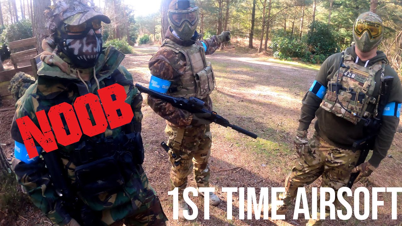 NOOB 1st time playing airsoft [GROUND ZERO]