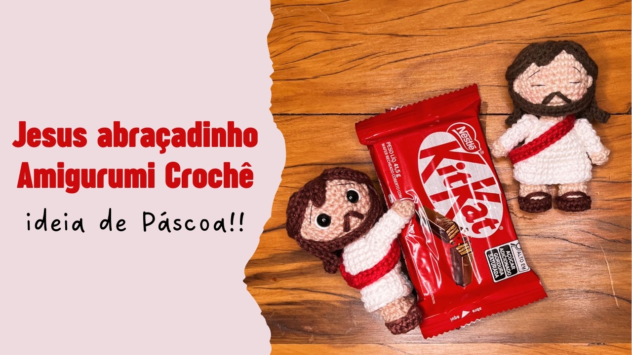 Jesus amigurumi passo a passo - ideia para Páscoa!!