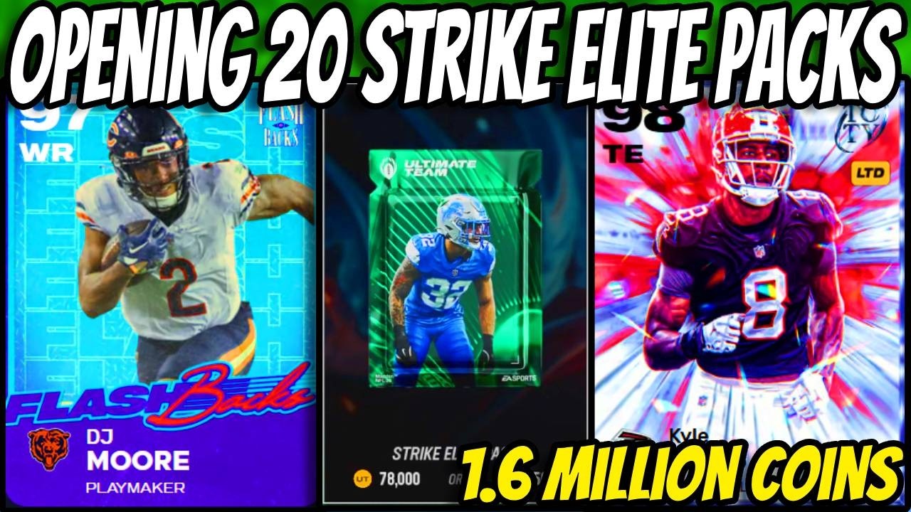 Я открыл 20 наборов Strike Elite в Madden 26!! Я потратил 1,6 миллиона монет!!