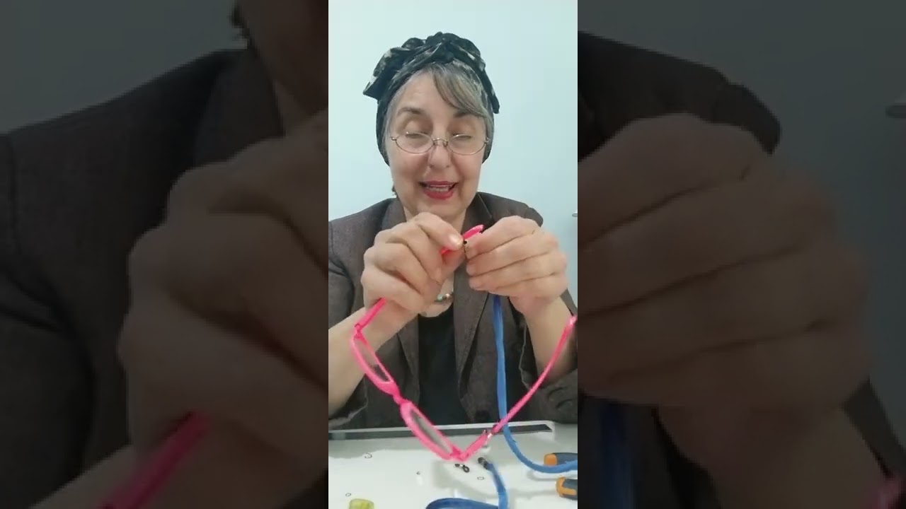 وصل  کردن  بند عینک