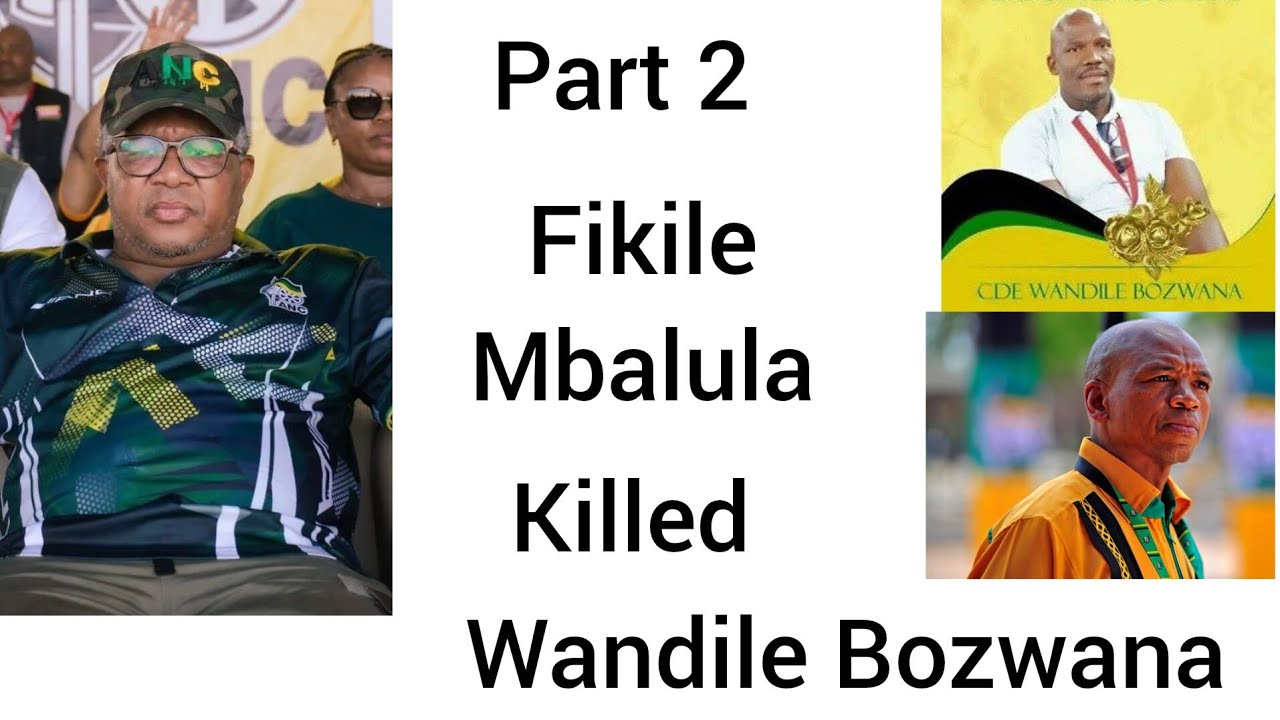 Part 2  Finkile Mbalula ,Supra Mahumapelo and Winston Malusi Molewa killed Mr Wandile Bozwana