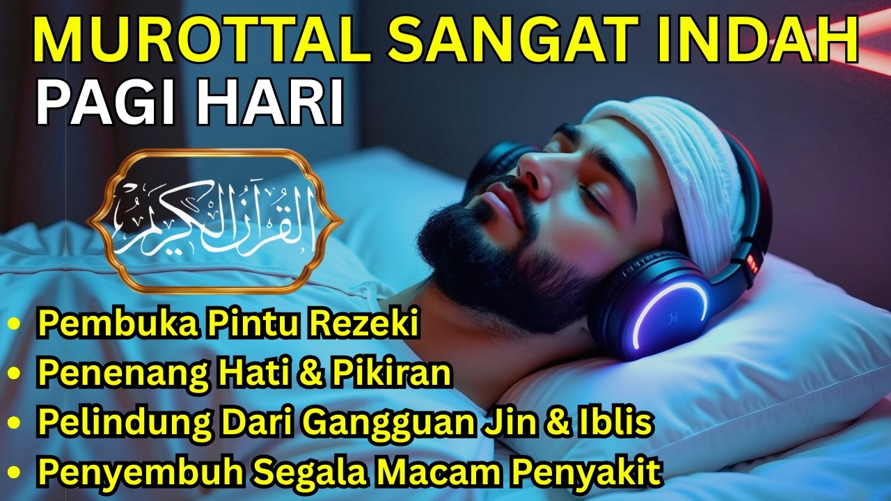 TENANGKAN PIKIRAN DENGAN MUROTTAL MERDU PENGANTAR TIDUR, AR RAHMAN, AL KAHFI, AL WAQIAH,JUZ 30