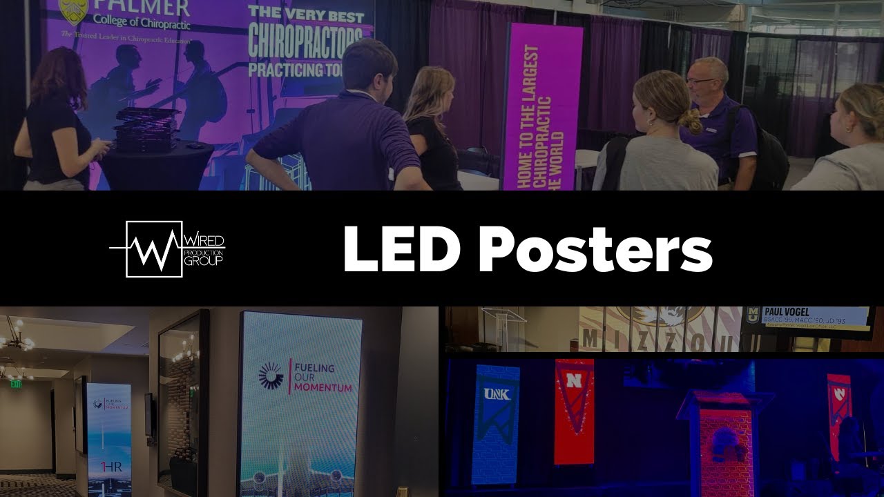 LED Posters | LED Backdrops | LED Technology | Wired Production Group