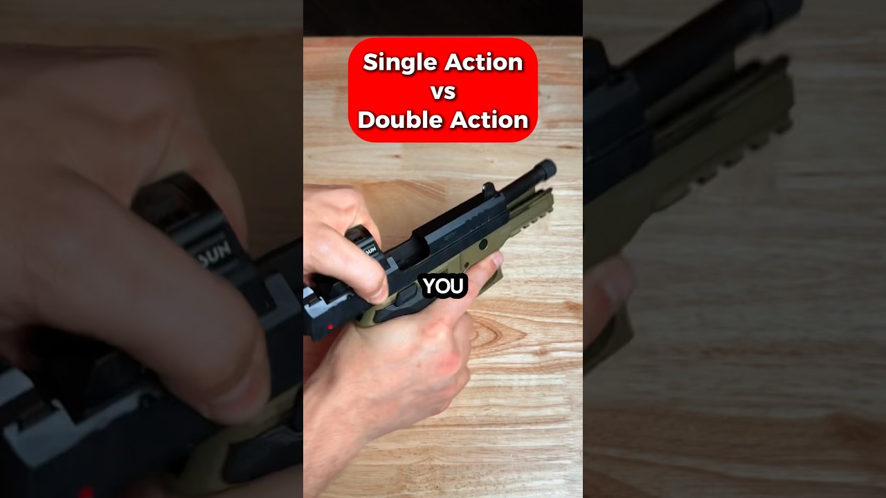 NEVER Mix These up! | Single Action vs Double Action #shorts