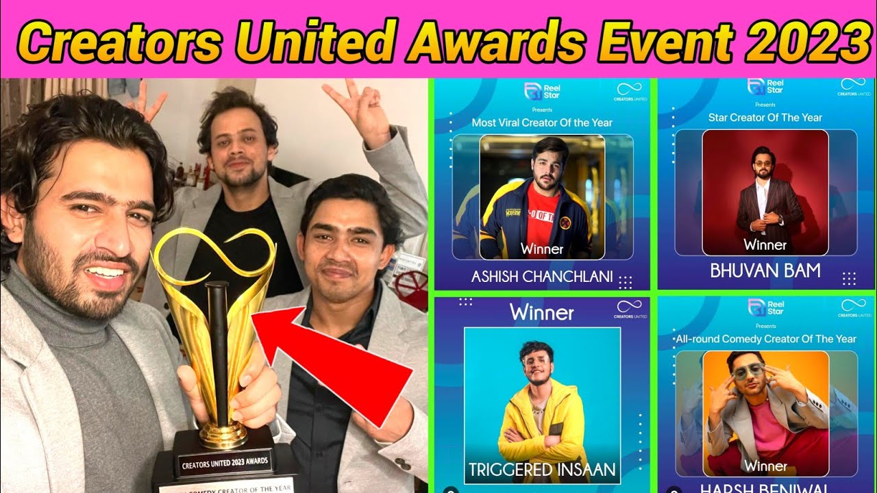 Creators United 2023 Awards Winner | Winner Of Sketch Comedy Creater Of The Year 2023 @Round2hell
