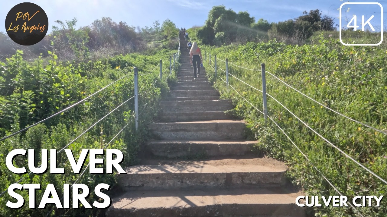 Culver Stairs I POV Hiking I Culver City I Los Angeles I 4K
