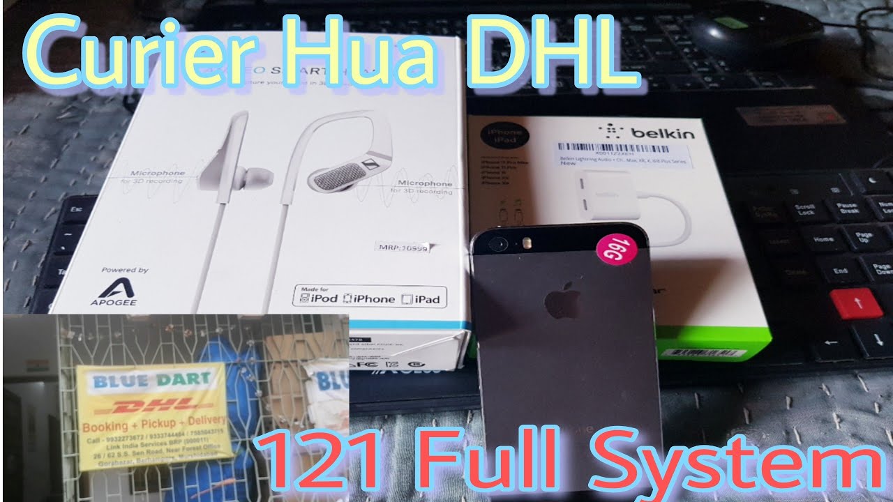 121 Full System DHL Curier Hua iphone 5s hedphone and connector Gift Golden Mic
