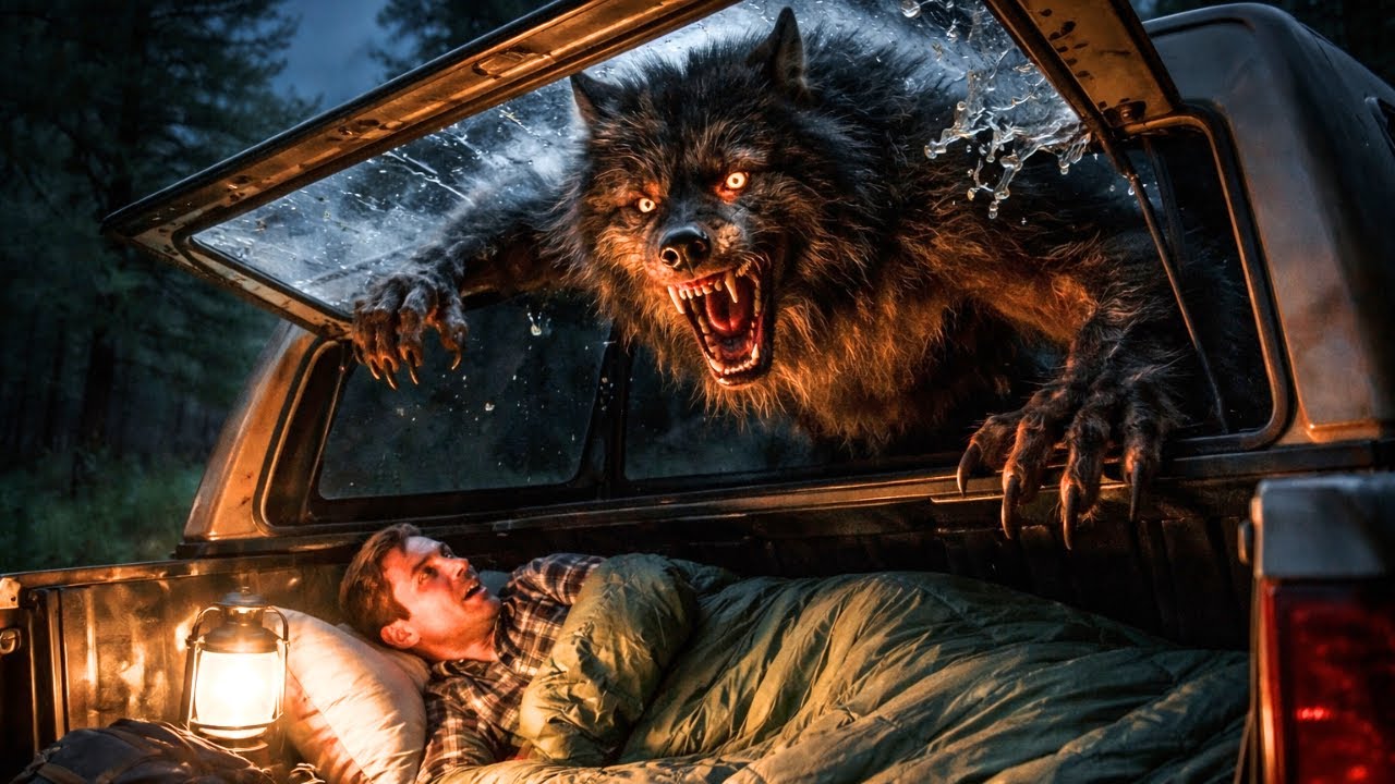 Werewolf attacks Camper sleeping in Pickup Truck in Utah