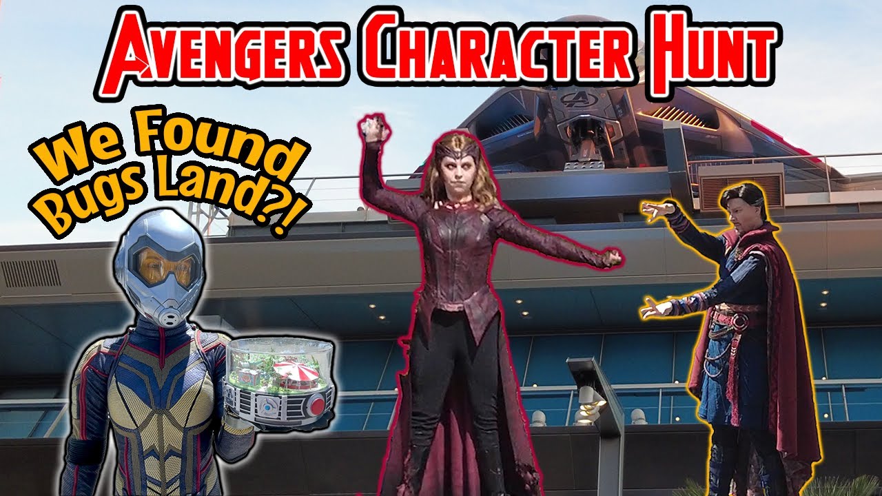Avengers Character Hunt | Meeting Wanda the Scarlet Witch at Disney Avengers Campus | May 2022