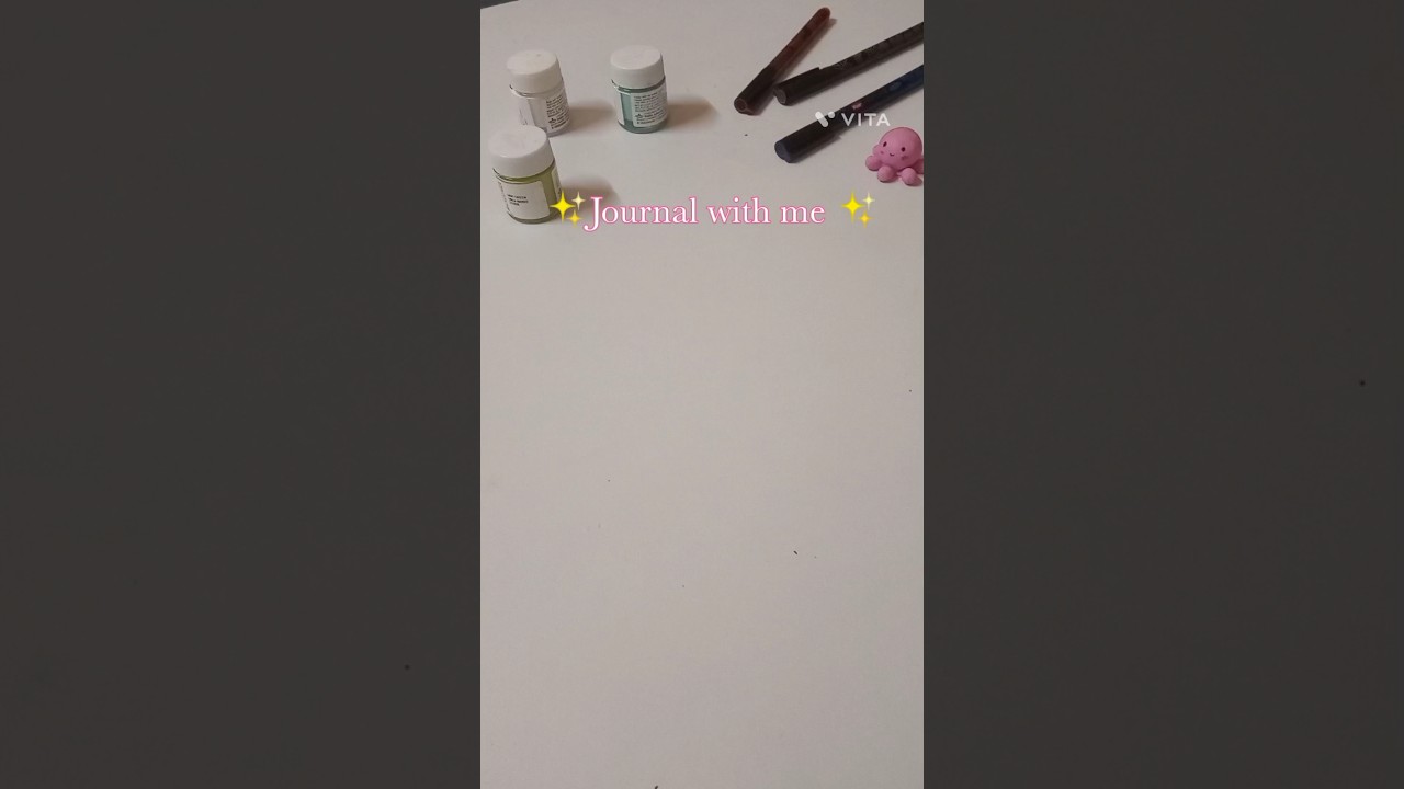 Journal with me ✨