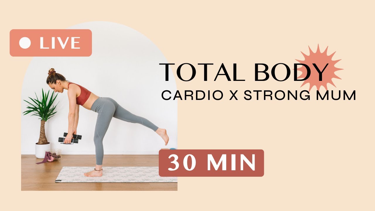 Entrainement CARDIO x STRONG Mum - RENFORCEMENT du corps et cardio  🏃🏻‍♀️