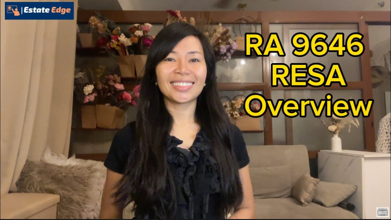 RA 9646 Real Estate Service Act Overview RESA