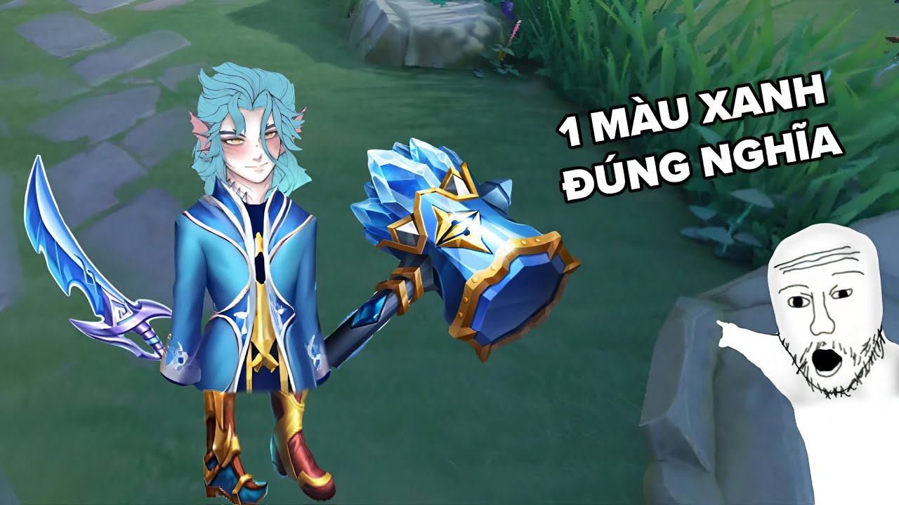 Đánh giá lối trang bị full xanh của billow