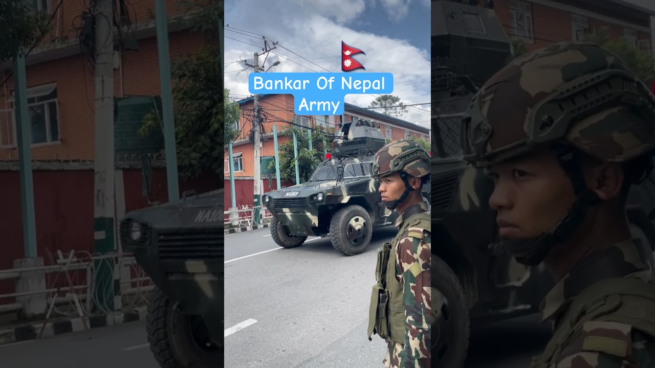 Bankar of nepal army leading the country nepal 🇳🇵 Kathmandu #genz #army #cena #yt #shorts