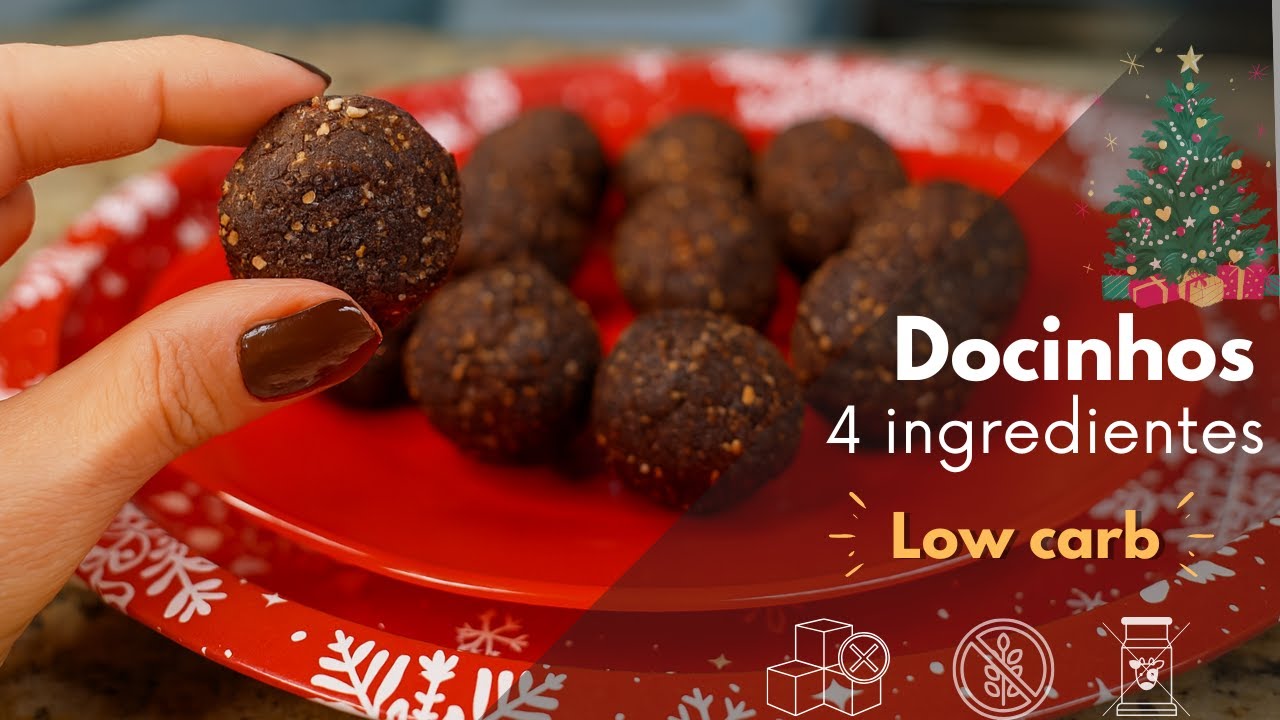SÓ 2 MIN, 4 INGREDIENTES E LOW CARB - SEM FOGO, SEM AÇÚCAR, RÁPIDA, FÁCIL E DELICIOSA