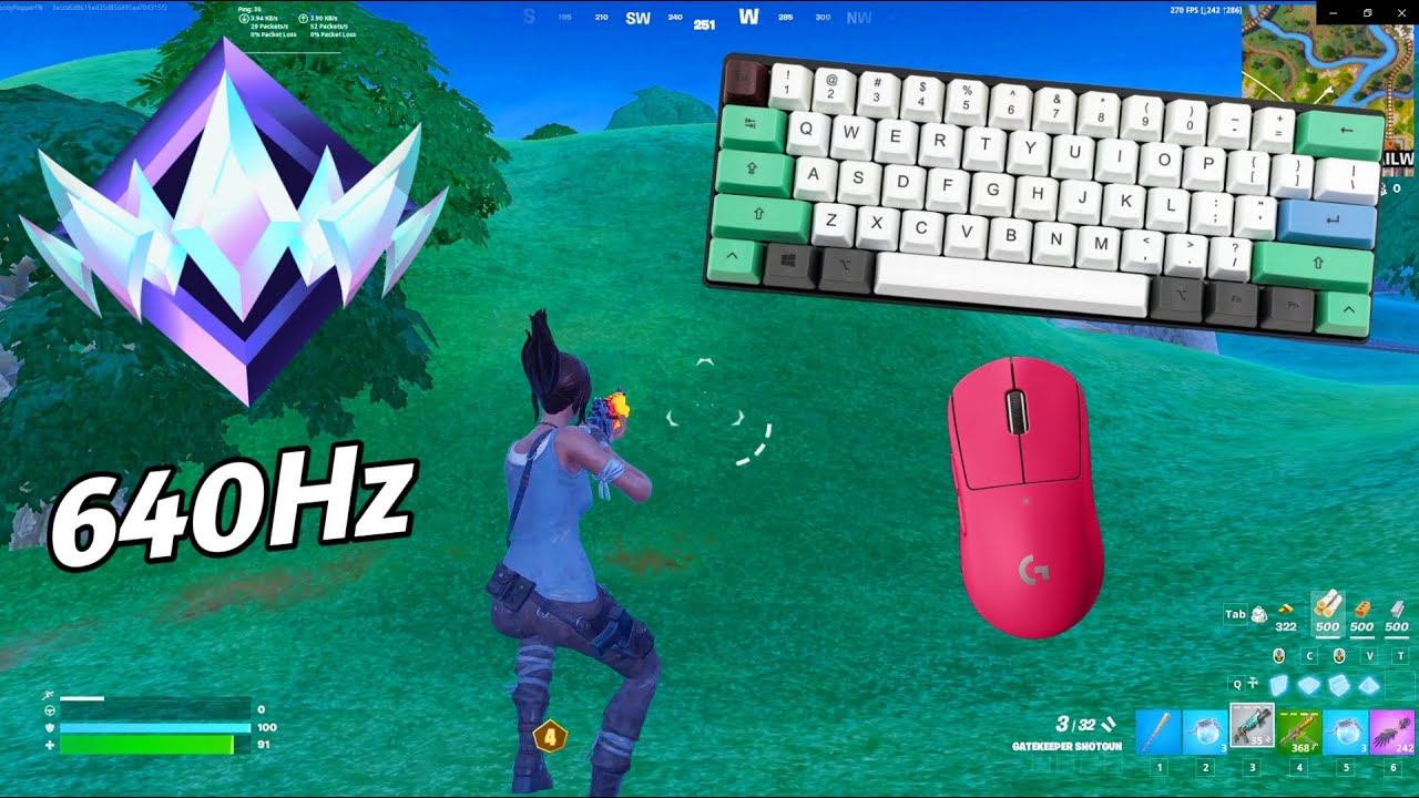 [ASMR] 🏆 Fortnite  SOLO VICTORY Cash Cup💤😴 Satisfying Keyboard 360 FPS