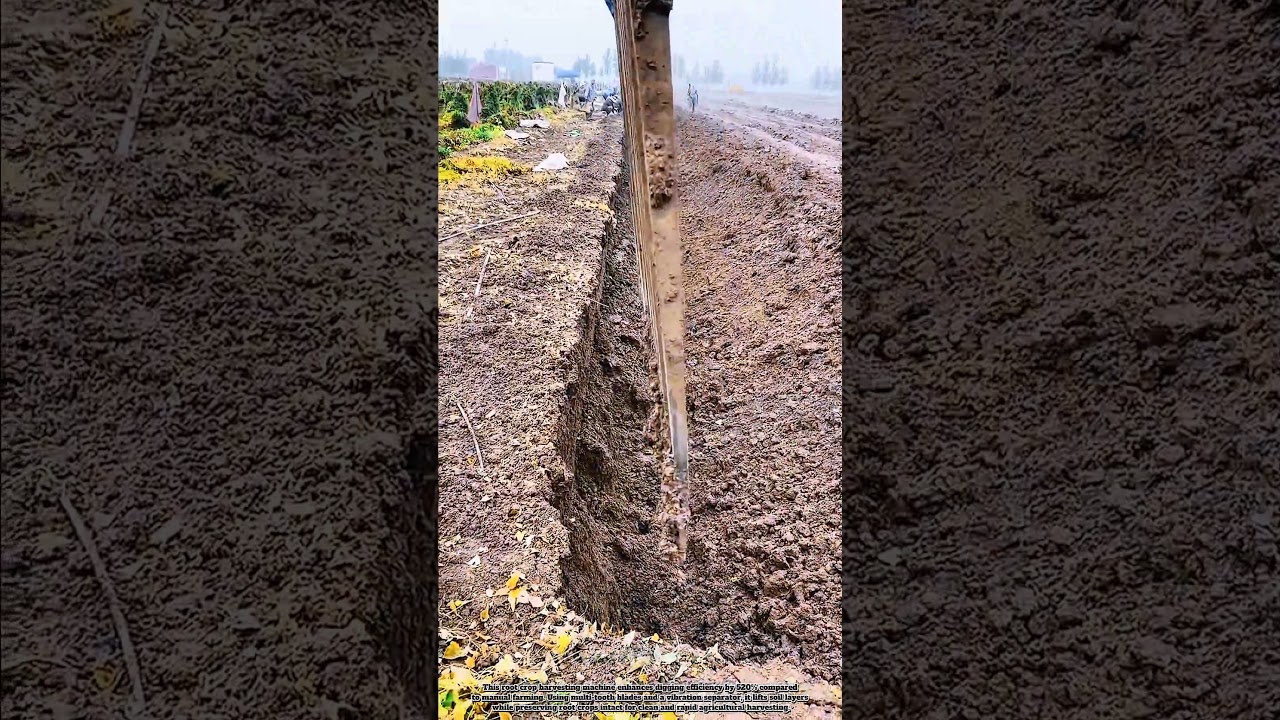Innovative Technology Root Crop Harvesting Machine soil separator innovation