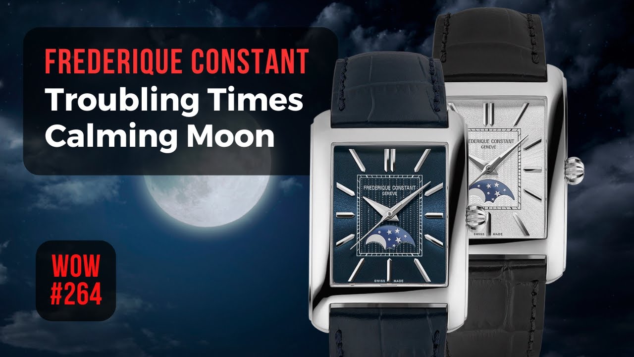 Успокаивающее усложнение: Frederique Constant Classics Carree Moonphase // Смотреть неделю, выпус...