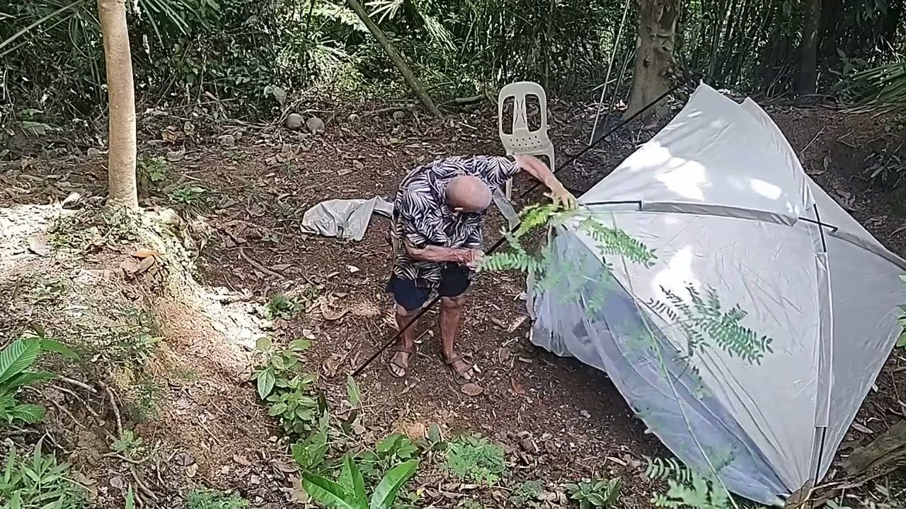 screened in tent what a project by yourself