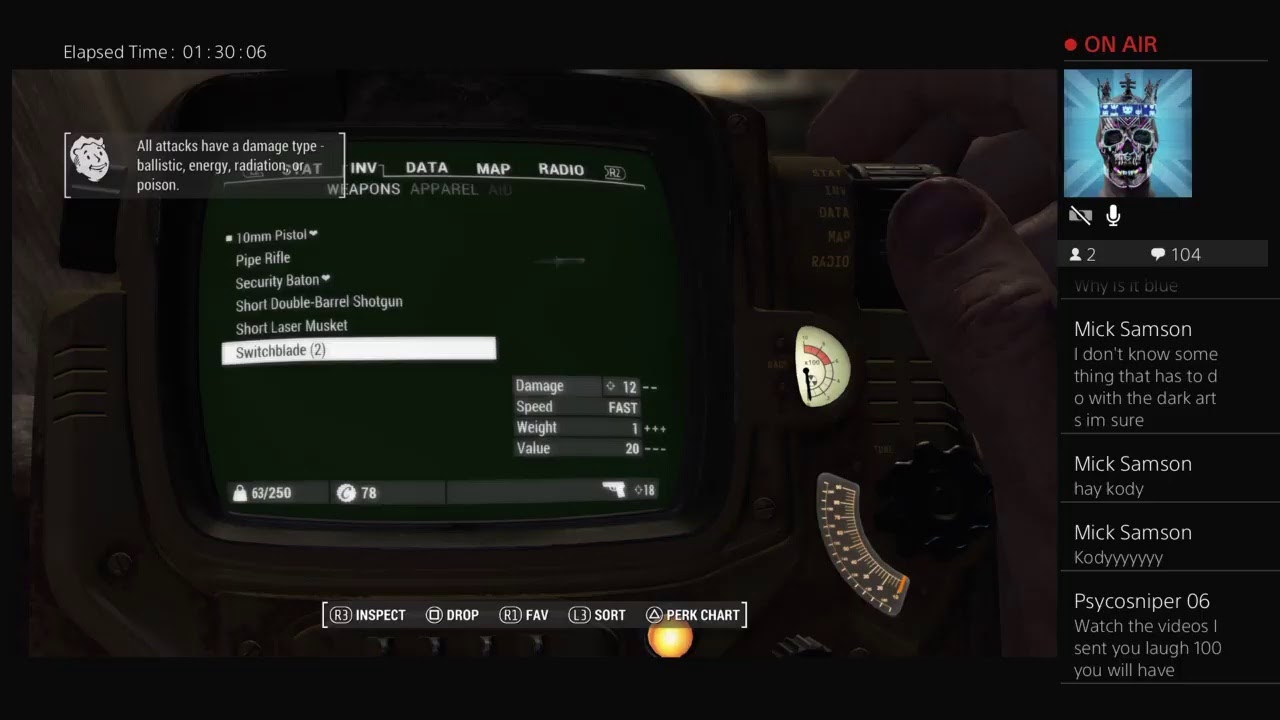 Fallout 4 live stream series episode 1
