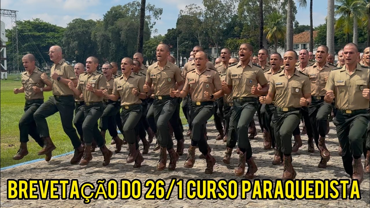 BREVETAÇÃO DO 2026/1 CURSO BÁSICO PARAQUEDISTA DE OFICIAIS, CADETES E SARGENTOS 🦅